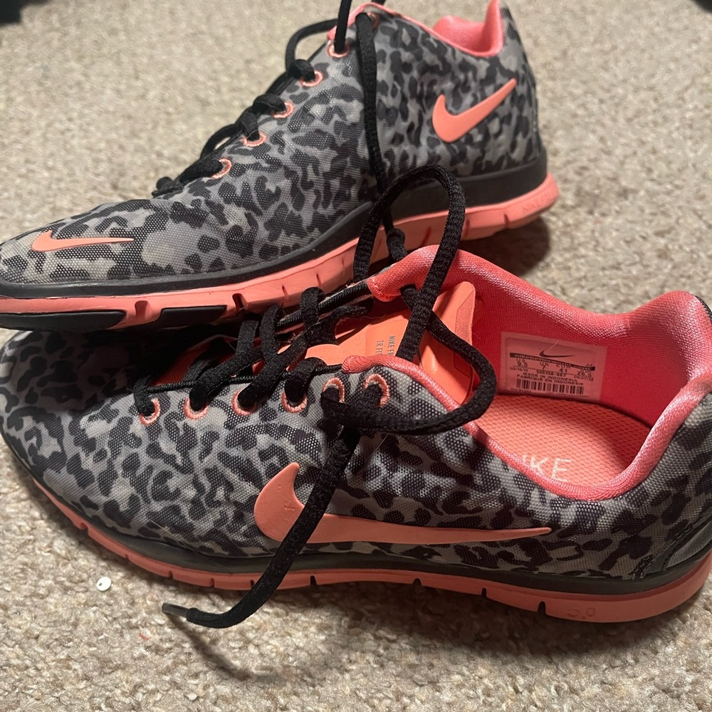 Leopard print Nike free run